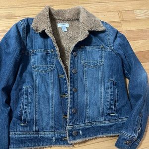 Old Navy Sherpa Lined Jean Jacket